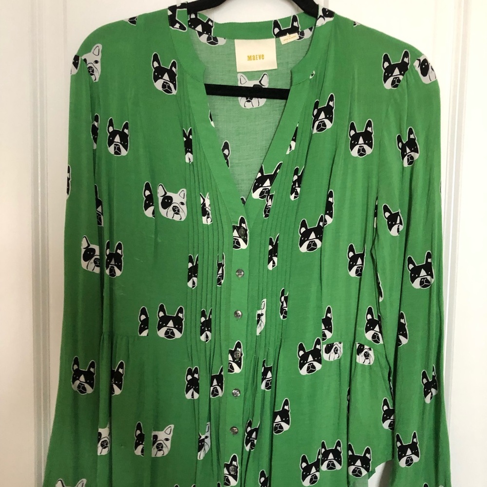 Anthropologie Bulldog Top